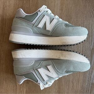 New Balance 574 Platform Sneakers